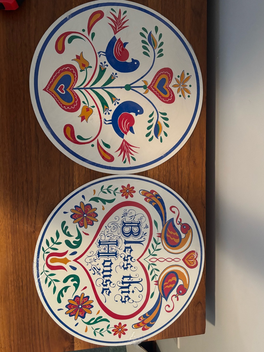 2 Vintage Pennsylvania Dutch Hex Signs (New/Sealed)